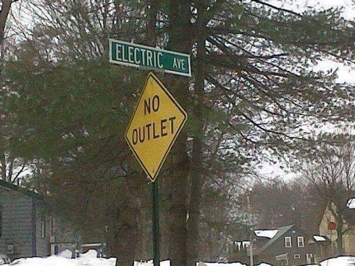 ELECTRIC AVE. / NO OUTLET