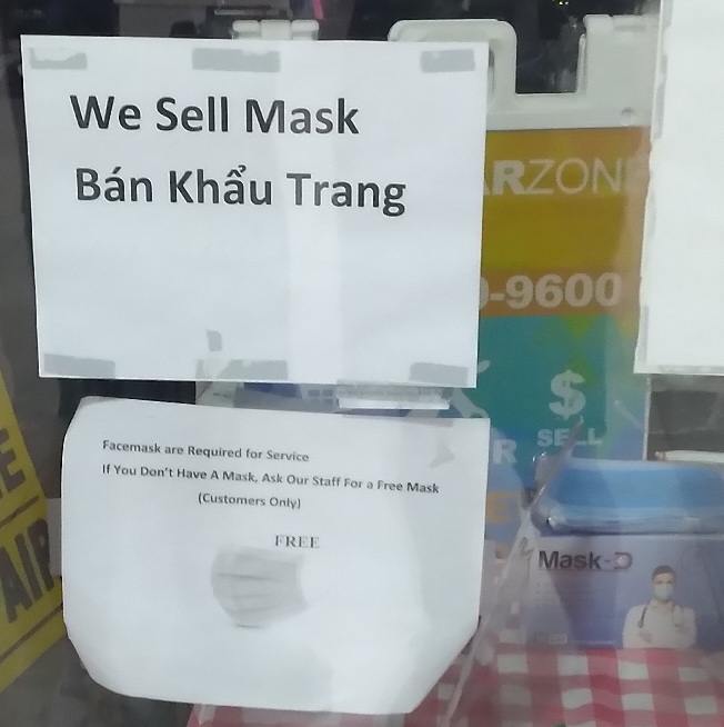 WE SELL MASK
