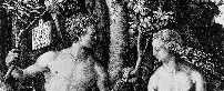 Adam and Eve totally nude!